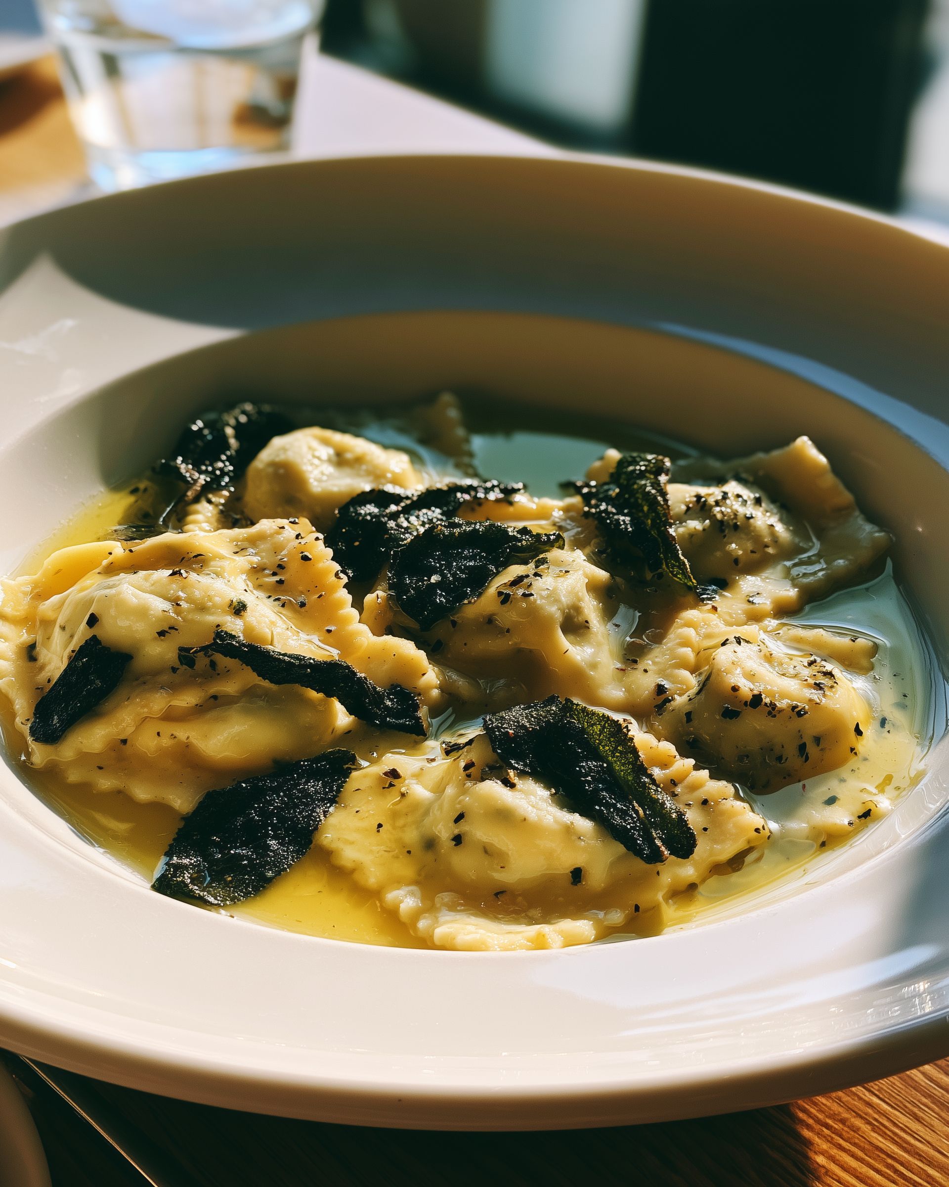 Ravioli di Ricotta e Spinaci